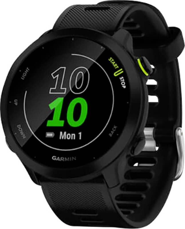 Garmin Forerunner 55 - Sporthorloge met GPS-tracker - Geschikt voor hardlopen - 42 mm - Zwart — afbeelding 1