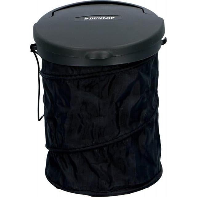 Dunlop Auto Vuilnisbak - Vouwbaar PE, 4 liter, diameter 16 cm