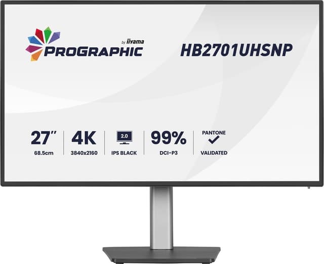 iiyama ProGraphic HB2701UHSNP-B1 27" 4K UHD 60Hz IPS-Zwart Monitor