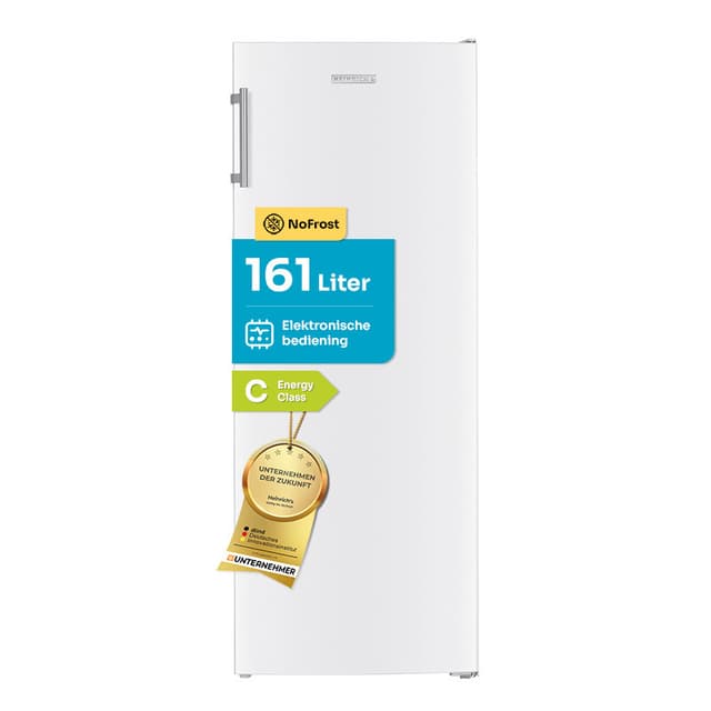 Black Friday Deals!Heinrich's Vriezer 161 L Inhoud, Vriezer, No-Frost Bescherming, 3x Vrieslades, 2x Lades, LED Display, Omkeerbaar Deurscharnier, Alarmfunctie, Temperatuur: -14 °C ~ -22 °C, Heinrich's (Wit) Energieklasse C