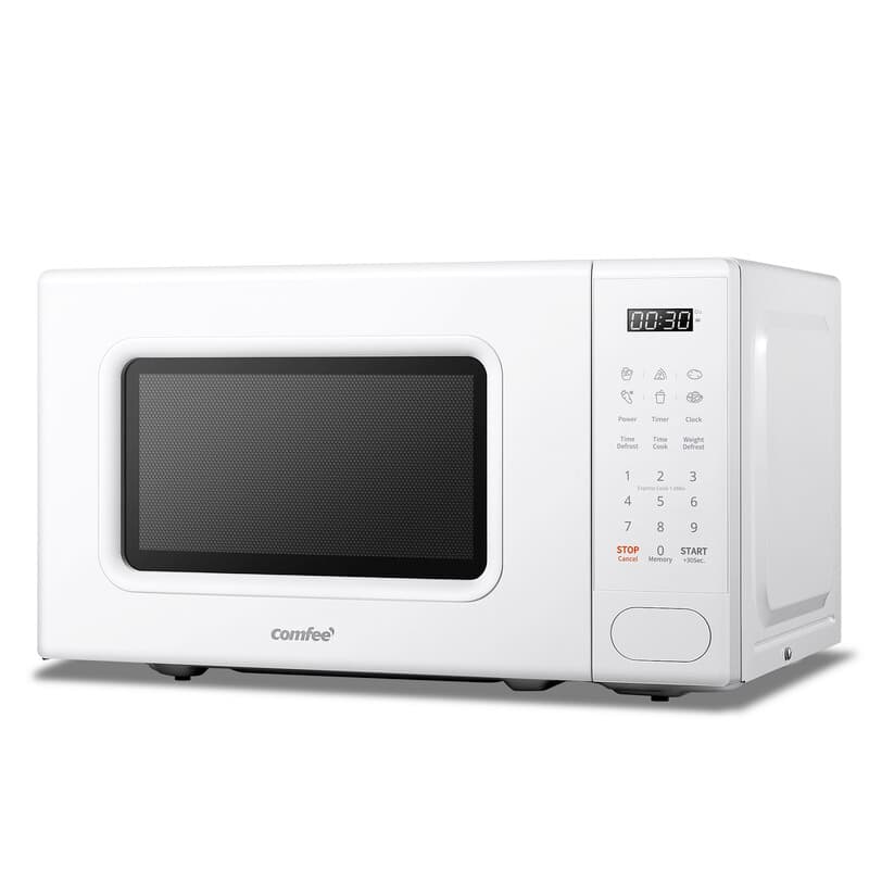 Comfee' 700 W 20 liter digitale magnetron met 6 kookprogramma's, Express Cook, 11 vermogensniveaus, ontdooifunctie en geheugenfunctie - Wit - CM-E202CC(WH) — afbeelding 1