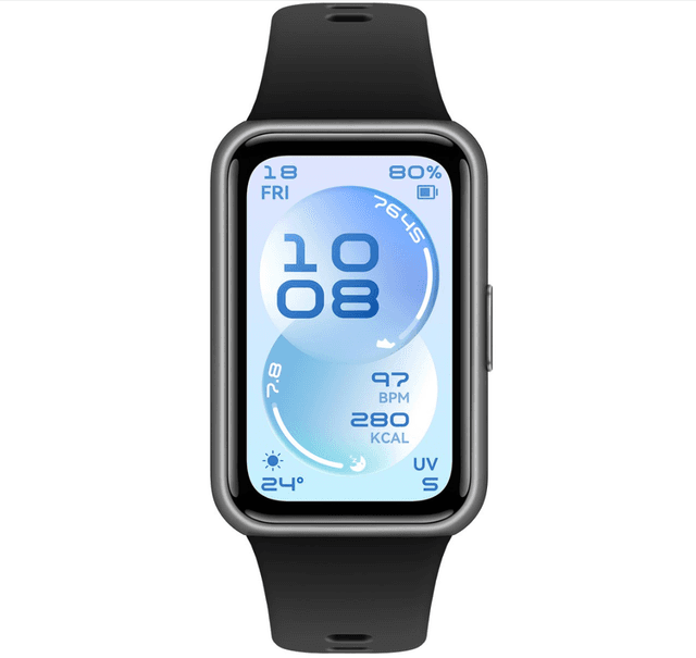 HUAWEI Band 11 Zwart | 1. 62-inch scherm met hoge helderheid | Verbeterde slaaptracking | Ultradun en comfortabel | Multidimensionaal emotioneel welzijn