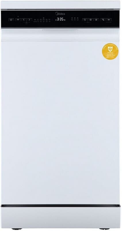 Midea MDWEF1034DW-WE vrijstaande vaatwasser, energieklasse C, 45 cm breed