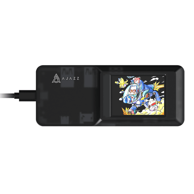 AJAZZ AKP01E Visualisatie Hub 8-in-1 Uitbreidingsstation Desktop Assistent Kantoor Visualisatie 4K HD Projectie TF/SD Dubbele Kaartsleuf USB-C Poort Aansluiting Geschikt Voor Self Media Live Kantoor Games Meerdere Scenario's
