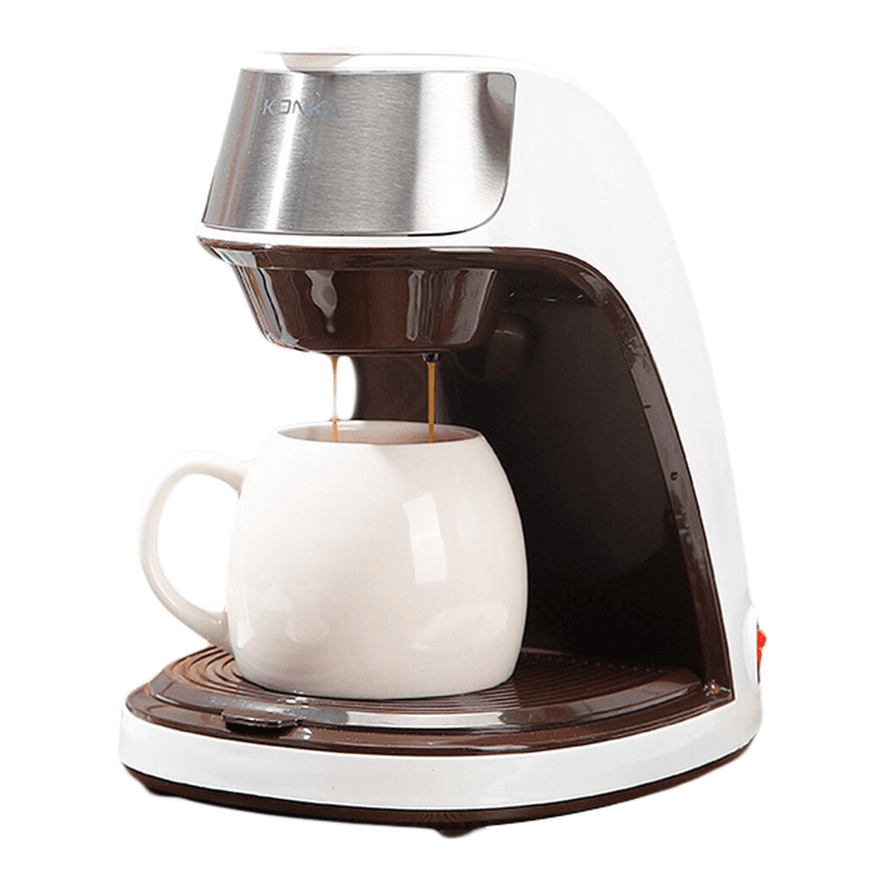 Konka 300 ml compacte automatische koffiemaker voor thuisgebruik, multifunctionele filterkoffiemaker voor het brouwen van koffie en bloemenkruidenthee — afbeelding 1