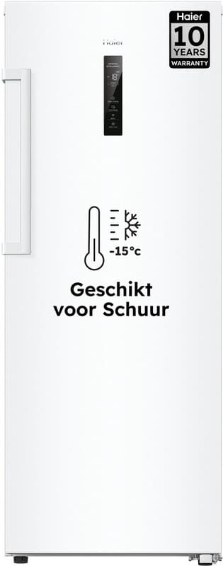 Haier staande vriezer - NF - energieklasse D - 226 liter - extern display - eenvoudige handgreep - extreme koudebescherming - Instaswitch - wit