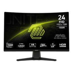 MSI MAG 242C computermonitor 59,9 cm 1920 x 1080 pixels full HD LCD zwart