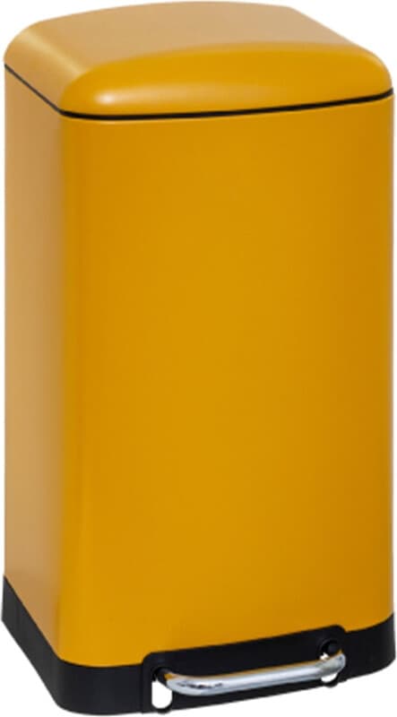 5five Metalen Prullenbak Ariane - Geel, 30L — afbeelding 1