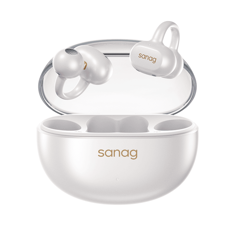 Sanag S6S Nova Oorclip Draadloze Bluetooth-koptelefoon Nieuw Botgeleidingconcept Over-Ear Open-Back Sport Hardlopen Ruisonderdrukkende Stijlvolle AI-koptelefoon — afbeelding 1