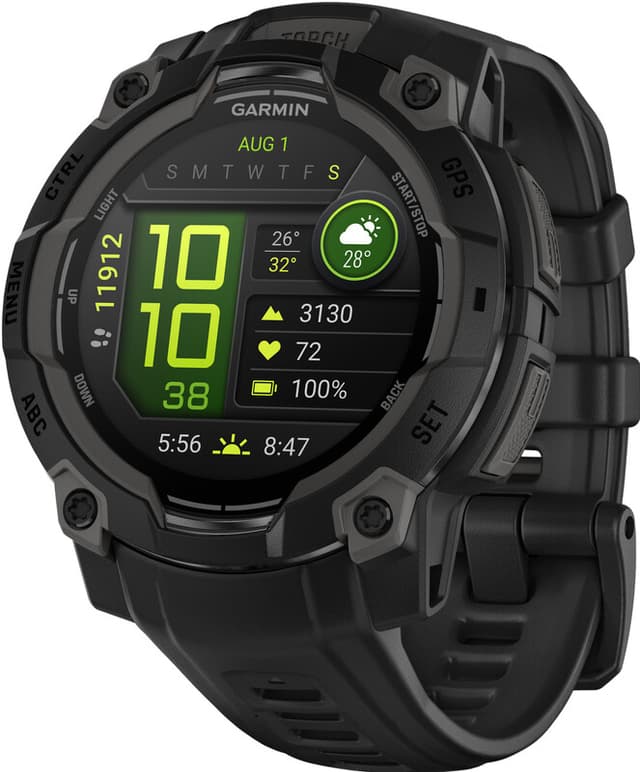 Garmin Instinct 3 AMOLED - smartwatch - 45 mm - Zwart