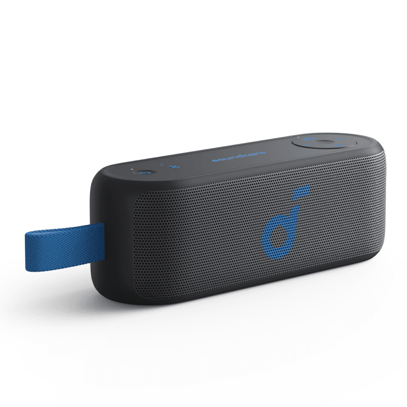 Soundcore Select 3 draadloze stereoluidspreker, grijs, blauw, 16 W — afbeelding 1
