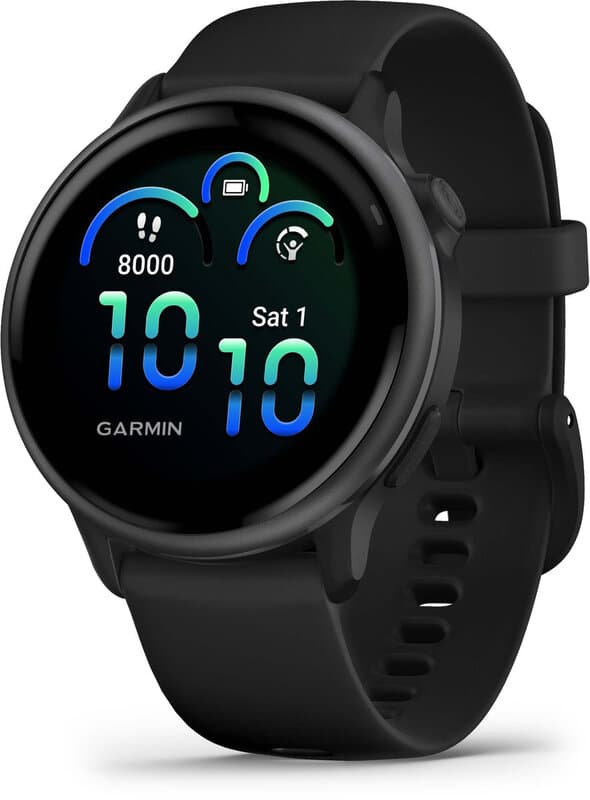 GARMIN vivoactive 6 leigrijs / band zwart