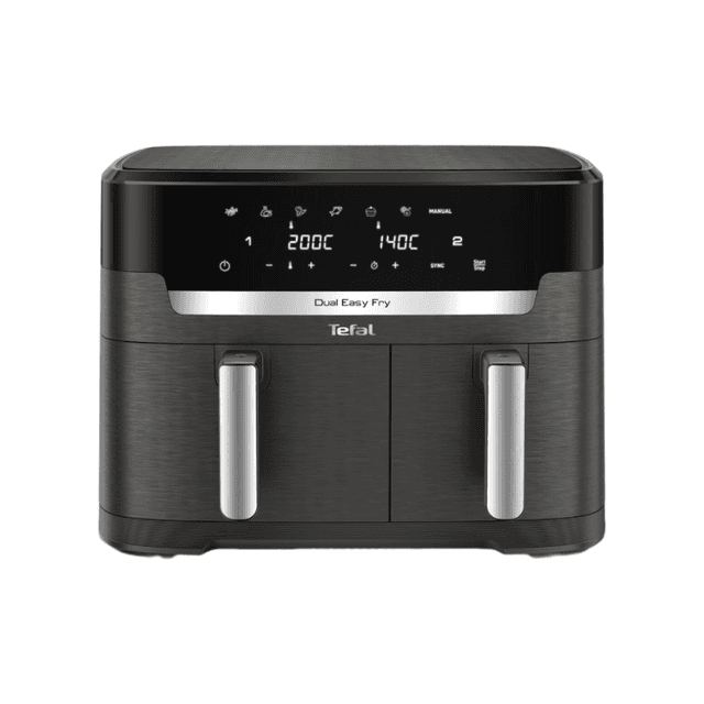Tefal EY942H Easy Fry Dual XXL Airfryer Grijs