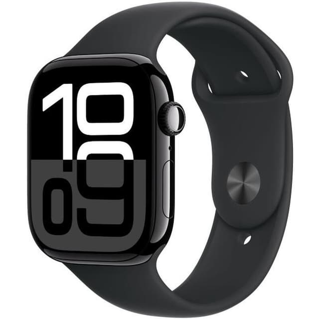 Apple Watch Series 10 4G 46mm Zwart Sportband S/M