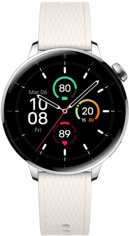 OnePlus Watch 3, 43mm, Zilver (Wit)