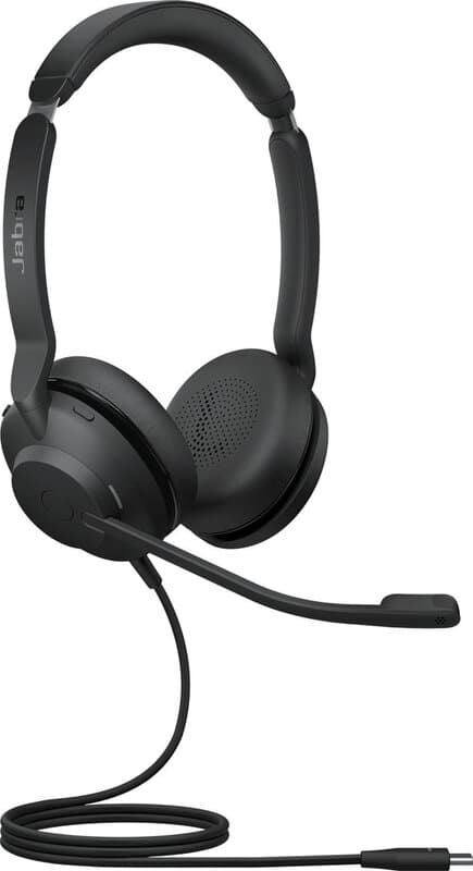 Jabra Evolve2 30 SE UC stereo USB-C, zwart