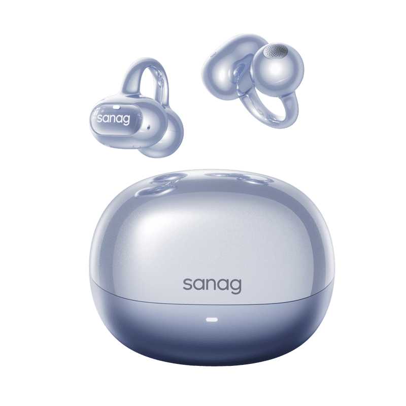 Sanag S8S Ultra Oorklem Bluetooth-koptelefoon met botgeleiding, open-achterontwerp en AI-sportfuncties — afbeelding 1