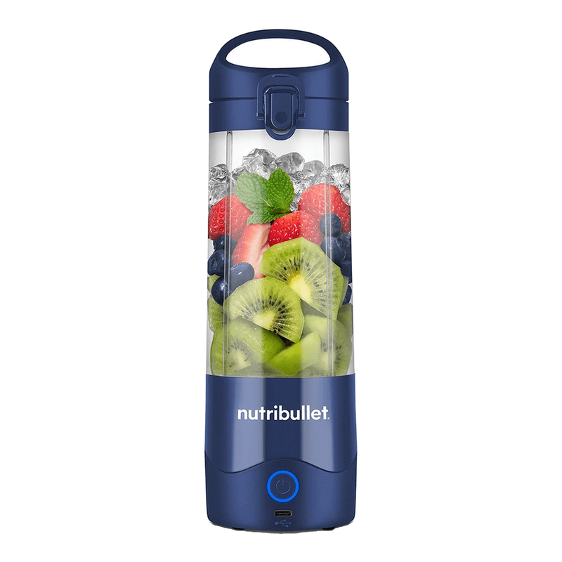 Nutribullet Portable 475 ml personal blender - Marineblauw - Oplaadbare batterij - USB-C-opladen - 20 minuten gebruiksduur - Voor smoothies onderweg — afbeelding 1