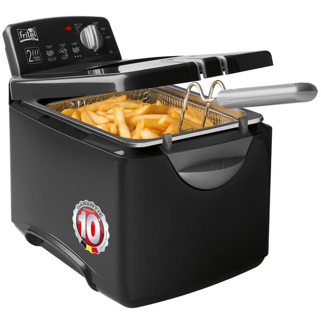 FRITEL Friteuse - Turbo SF® 4178 - Friteuse met filterdeksel - Friteuse voor olie en vast vet - Friteuse voor 2-4 personen met kijkvenster - 2300W - 3L