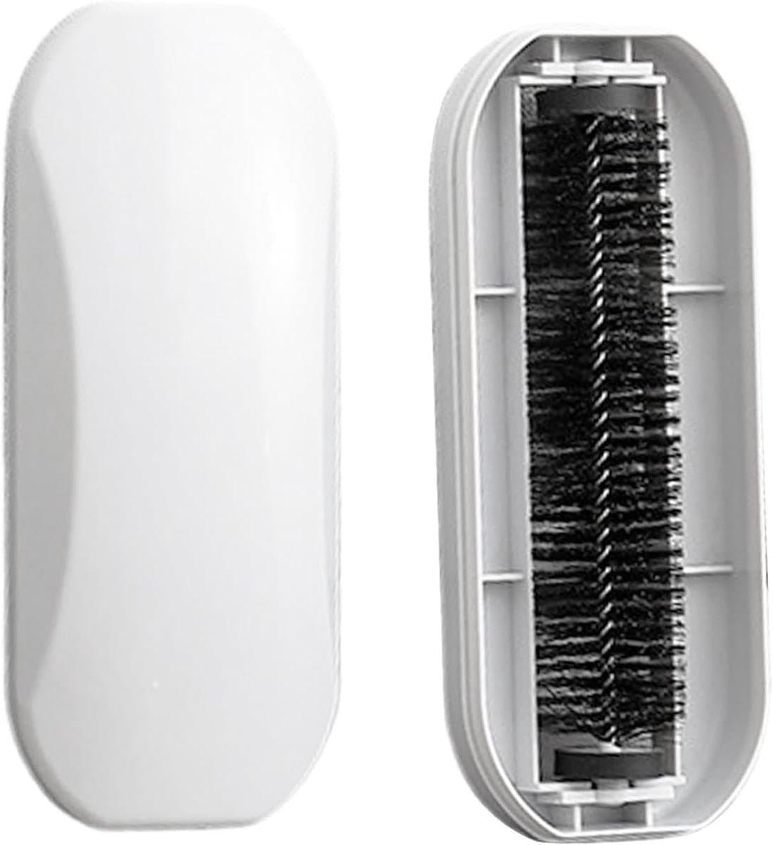 Tafelkruimelverwijderaar - Handafstoffer Schoonmaakborstel - Aanrecht Schoonmaken - Ergonomisch Handvat - 19.8 cm Lengte - Wit — afbeelding 1