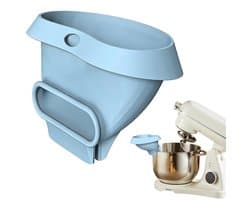 Baktrechter Keukenmachine - Spatvrije Vultrechter - Ingrediënten Vullen - Vaatwasserbestendig - 4.5 en 5 Liter - Blauw