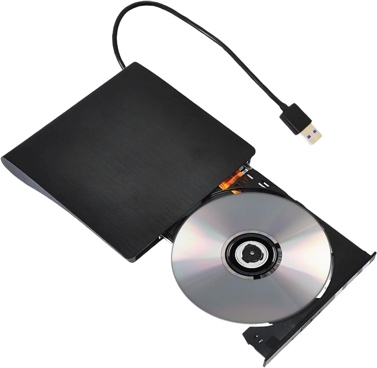 Externe schijf - Draagbare lezer - Bestanden overzetten - Snelle USB 3.0 - 147 cm - Zwart — afbeelding 1