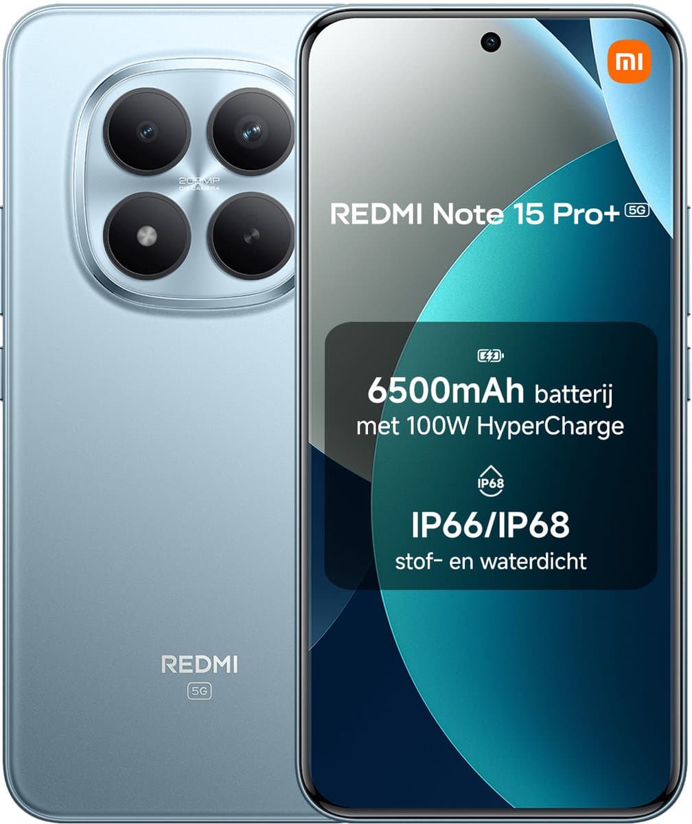 Smartphone-REDMI Note 15 Pro+ 5G-12GB+512GB-Ijsblauw — afbeelding 1