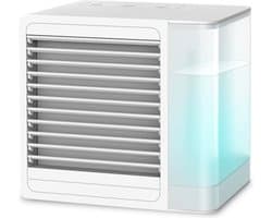 FlinQ Aircooler - Luchtkoeler - tafelventilator - Airco - 800ml Waterreservoir - LED-verlichting