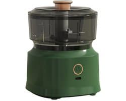 Kookmachine-voedselverwerkende machine-huishoudelijke knoflookmachine-baby voedingshulpmachine-mini draagbare-groen-10.2 * 13.5cm