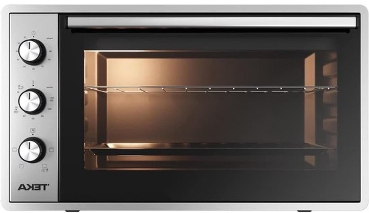 Compacte inbouwoven - Kleine oven - Koken en bakken - Hydroclean-reiniging - 42 liter - Grijs — afbeelding 1