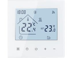 Slimme WiFi Thermostaat voor Ketel- en Vloerverwarming met Touchscreen en App-bediening
