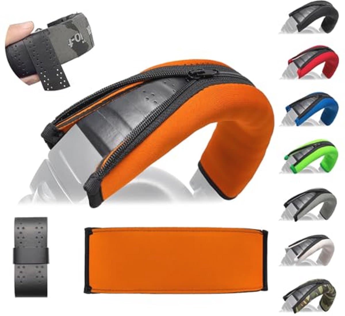 Dubbellaags Neopreen Hoofdbandhoes voor Audio Hoofdtelefoons - Bandbescherming in Levendige Kleuren — afbeelding 1