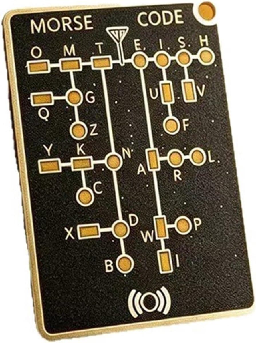 Morse Code Trainer Trainingskaart - LED Interactieve Audio Telegraaf Oefentool Met Real-Time Feedback, Opname & Afspelen Draagbaar PCB Ontwerp — afbeelding 1