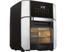 Airfryer Oven - Heteluchtfriteuse Rotisserie - Gezond Frituren - 10 Digitale Menu's - 12.6 Liter - Zwart