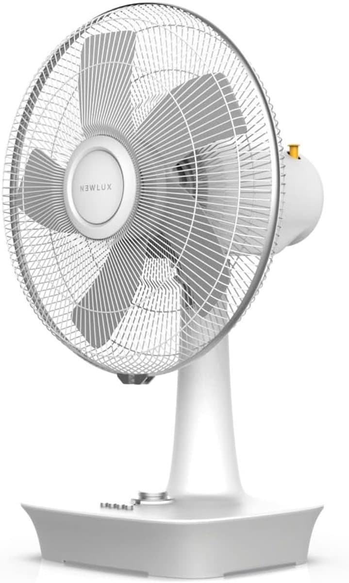 Tafelventilator - Grote ventilator - Ruimte Koelen - Koperen Motor - 40 cm Diameter - Wit — afbeelding 1