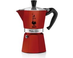 Bialetti Moka Express 6 Kops Rood – Espressopot – Aluminium – 270 ml