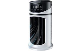 Mini Airco - Ventilator Koeler - Persoonlijke Verkoeling - Stille Werking - 300 ml Tank - Wit
