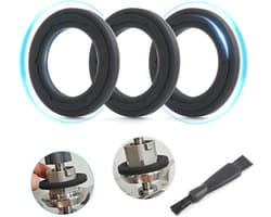 Sealing rings set voor keukenmachine - 3 stuks - vervangbare afdichtingen - voorkomt lekkages - ShopVlot