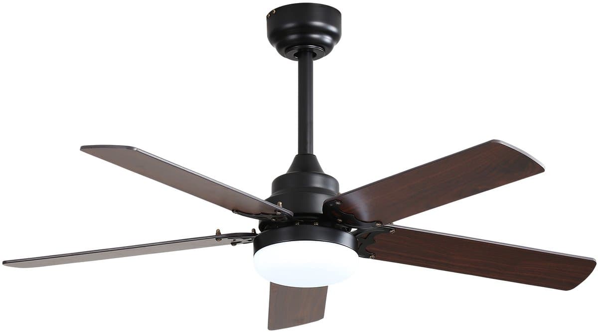 Jensaro Plafondventilator met Verlichting - Diameter 107 CM - Ventilator - Energiezuinige DC Motor - Afstandsbediening - LED Lamp — afbeelding 1