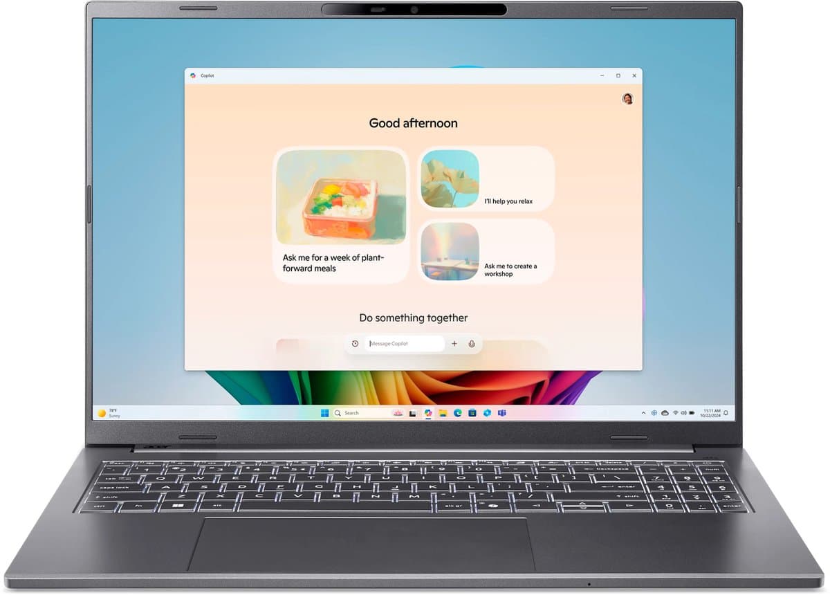 Acer Aspire 16 AI Notebook A16-61M A16-61M-R11Y — afbeelding 1