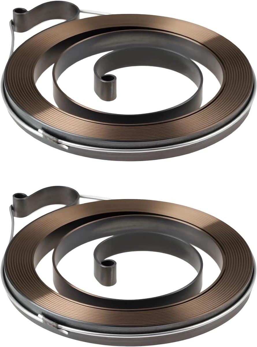 SnelShoppen - 2 Stuks Grasmaaier Terugloop Starter Veer Geschikt voor Brushcutters SRM2301 SRM2310 SRM2400 – Duurzaam Metaal, Eenvoudige Installatie, — afbeelding 1
