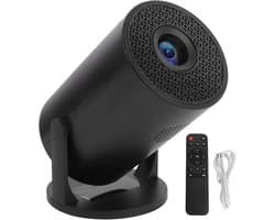SnelShoppen - Draagbare Projector, 270° Verstelbare HD 1080P Bluetooth Projector, Draadloze USB TV Stick Video Film Projector voor Android, Laptop, PC