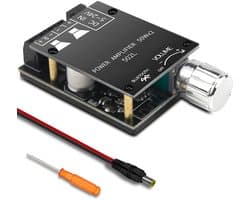 Bluetooth Hifi Stereo Versterker met 2 Kanalen 50W - Audiokwaliteit met AUX en Bluetooth Ingangen