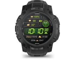 Garmin Instinct® 3 – 50 mm, AMOLED, Tactical Edition Zwart met zwart siliconen band — afbeelding 1