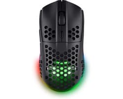 Trust GXT929 Helox - Draadloze Gaming Muis - Ultra licht - RGB verlichting - 4800 DPI - Zwart