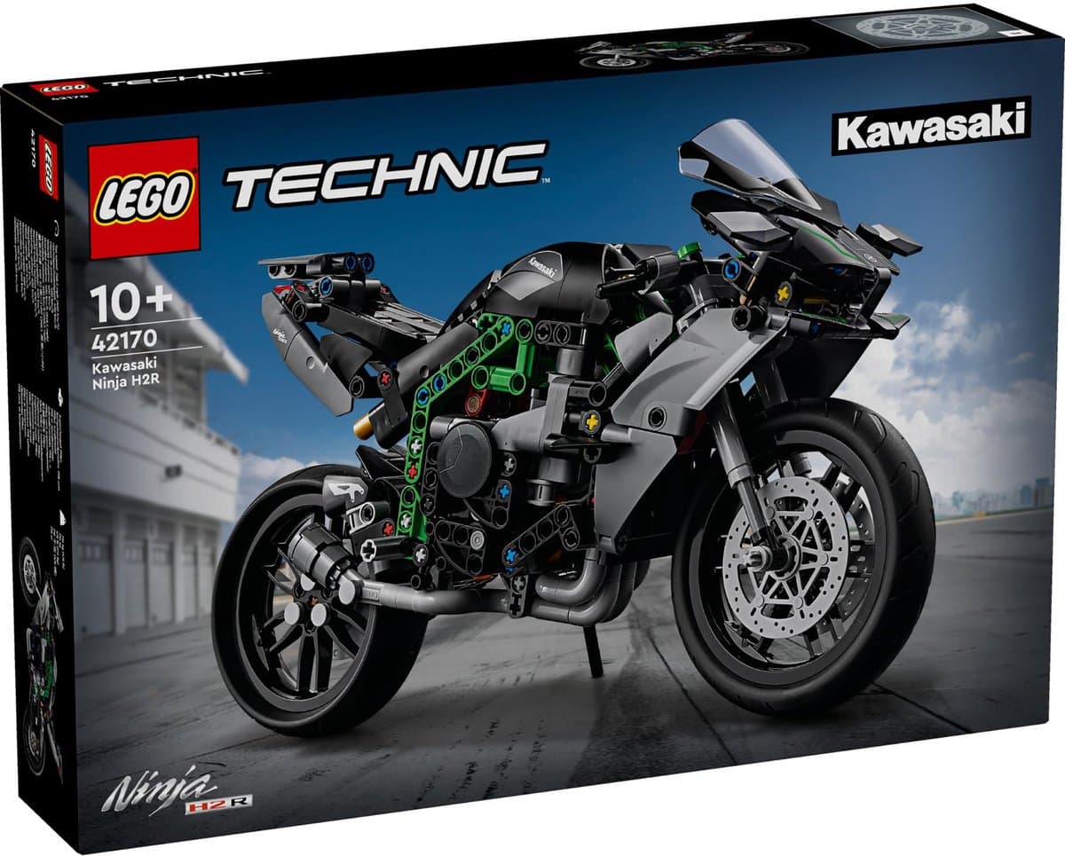 Lego Technic 42170 Kawasaki Ninja H2r Motor Bouwstenen — afbeelding 1