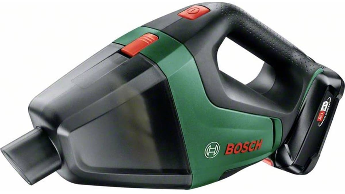 Bosch UniversalVac 18 Accuhandstofzuiger - Incl. uitgebreide accessoireset - Met 1x 18 V accu en lader — afbeelding 1
