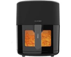 Heteluchtfriteuse met Venster - Airfryer Gezond - Gezond Koken - 65 Liter Capaciteit - 1700 Watt - Zwart