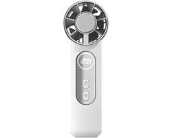 Draagbare ventilator - Persoonlijke koeler - Handsfree verkoeling - Afneembare clip - 5x10x5 cm - Wit