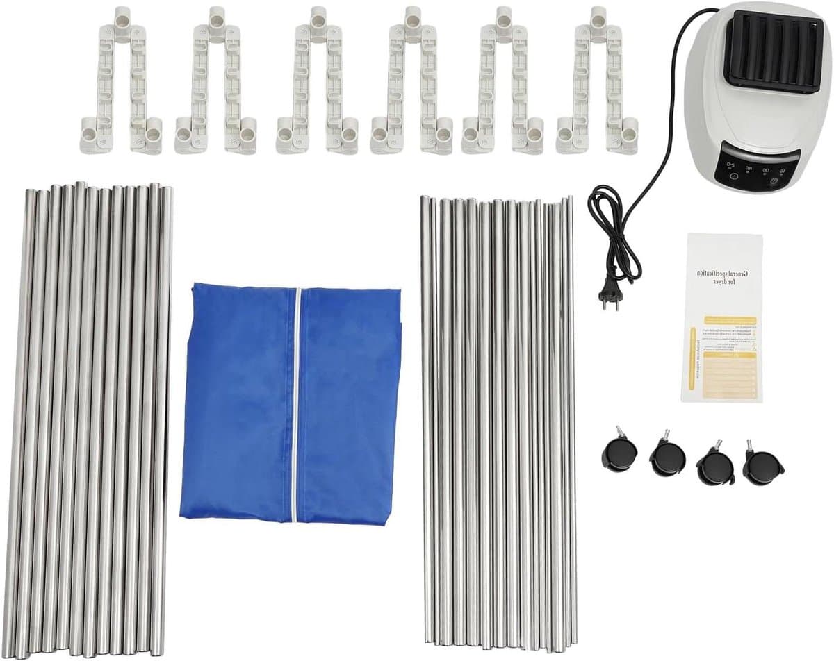 Draagbare Wasdroger - Mini Droger - Snel Kleding Drogen - Krachtige PTC Verwarming - 30 KG Capaciteit - Blauw — afbeelding 1